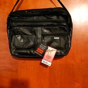 Leather Weekender bag